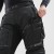 SPODNIE MOTOCYKLOWE TEKSTYLNE REBELHORN CUBBY 5 BLACK (KRÓTKA NOGAWKA) S-M