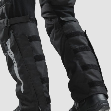 SPODNIE MOTOCYKLOWE TEKSTYLNE REBELHORN CUBBY 5 BLACK (KRÓTKA NOGAWKA) S-M