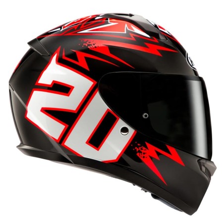 KASK MOTOCYKLOWY HJC C10 DIABLO MASK BLACK RED