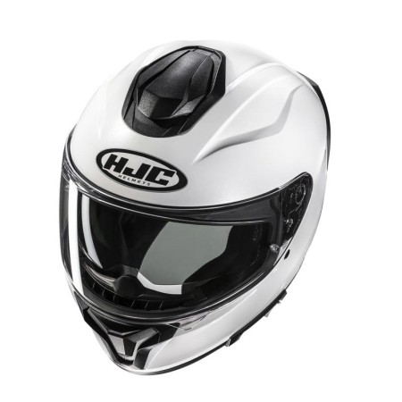 KASK MOTOCYKLOWY HJC C71 SOLID PEARL WHITE