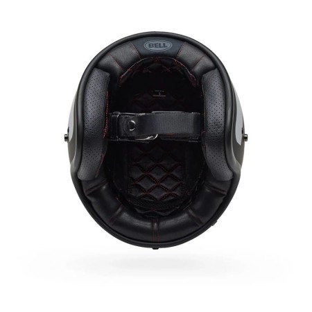 KASK MOTOCYKLOWY BELL CUSTOM 500 PARLOR MATTE BLACK WHITE