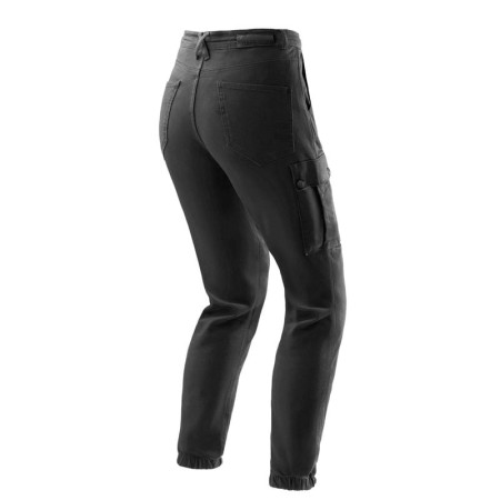 JEANSY MOTOCYKLOWE DAMSKIE REBELHORN FASTER BLACK 24/30