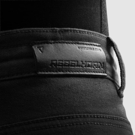 JEANSY MOTOCYKLOWE DAMSKIE REBELHORN FASTER BLACK 24/30