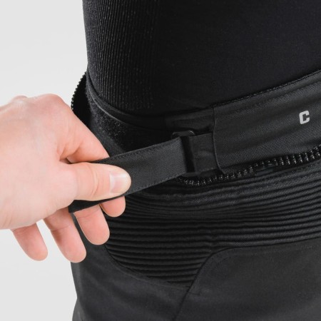 SPODNIE MOTOCYKLOWE TEKSTYLNE REBELHORN CUBBY 5 BLACK (DŁUGA NOGAWKA) L-S