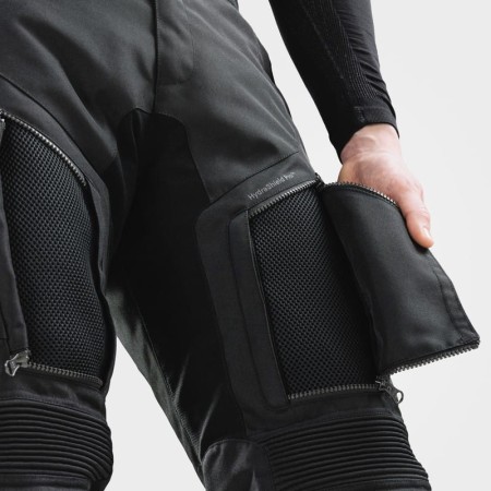 SPODNIE MOTOCYKLOWE TEKSTYLNE REBELHORN CUBBY 5 BLACK (DŁUGA NOGAWKA) L-S