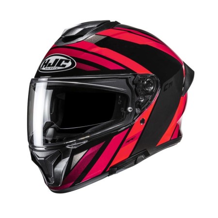KASK MOTOCYKLOWY HJC C71 FABER RED BLACK