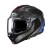 KASK MOTOCYKLOWY HJC F100 CARBON STAN BLACK BLUE