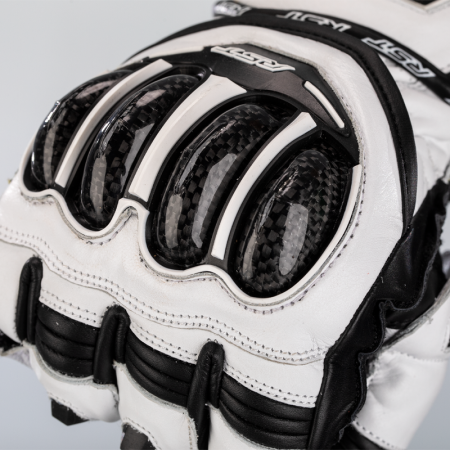 RĘKAWICE SKÓRZANE RST TRACTECH EVO 4 WHITE/WHITE/BLACK XS (2666)