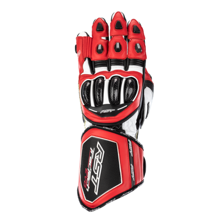 RĘKAWICE SKÓRZANE RST TRACTECH EVO 4 RED/WHITE/BLACK S (2666)