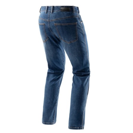 JEANSY MOTOCYKLOWE REBELHORN CLASSIC WASHED BLUE MONOLAYER 28/32