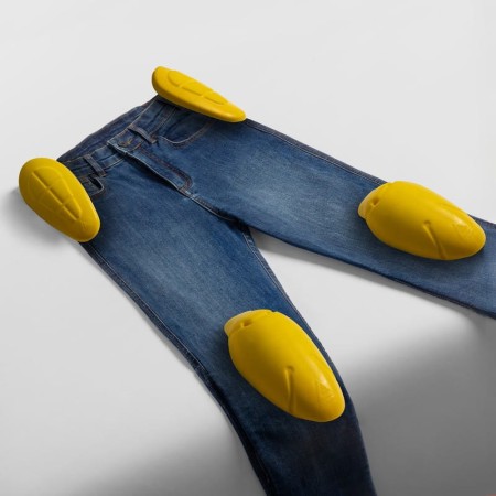 JEANSY MOTOCYKLOWE REBELHORN CLASSIC WASHED BLUE MONOLAYER 28/32