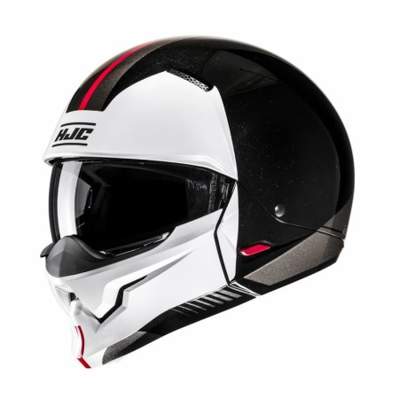 KASK MOTOCYKLOWY HJC I20N VENA WHITE BLACK