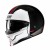 KASK MOTOCYKLOWY HJC I20N VENA WHITE BLACK