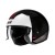 KASK MOTOCYKLOWY HJC I20N VENA WHITE BLACK