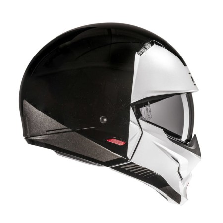 KASK MOTOCYKLOWY HJC I20N VENA WHITE BLACK