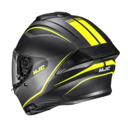 KASK MOTOCYKLOWY HJC C71 QUEZ BLACK YELLOW