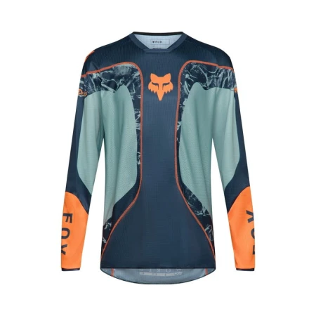BLUZA MOTOCYKLOWA FOX 180 IMAGE PRINT ARCTIC BLUE