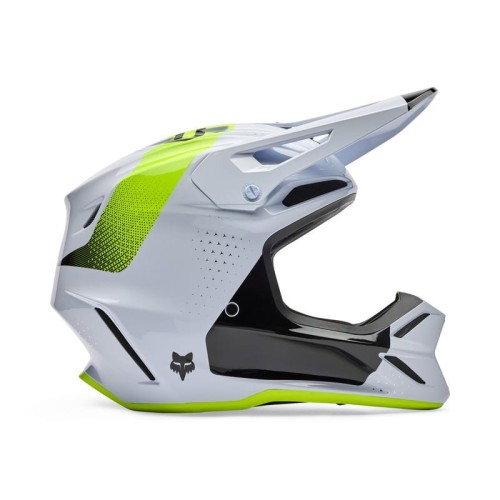 Kask Motocyklowy Off Road Fox V3 TINE WHITE