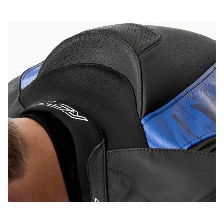 KURTKA MOTOCYKLOWA SKÓRZANA RST TRACTECH EVO D3O BLACK BLUE