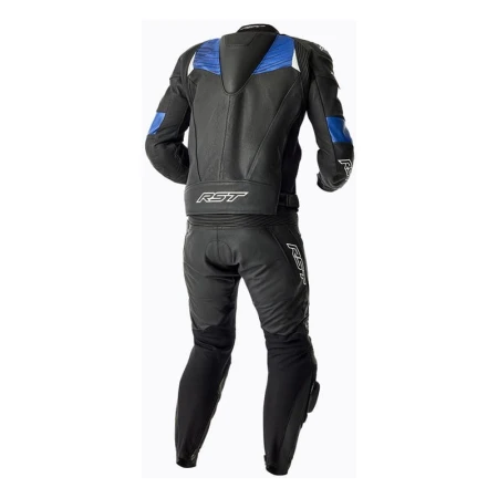 KURTKA MOTOCYKLOWA SKÓRZANA RST TRACTECH EVO D3O BLACK BLUE