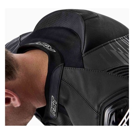 KURTKA MOTOCYKLOWA SKÓRZANA RST TRACTECH EVO D3O BLACK WHITE