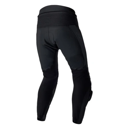 SPODNIE MOTOCYKLOWE SKÓRZANE RST TRACTECH EVO D3O BLACK BLACK