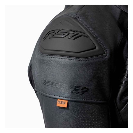 KURTKA MOTOCYKLOWA SKÓRZANA RST TRACTECH EVO D3O BLACK BLACK BLACK