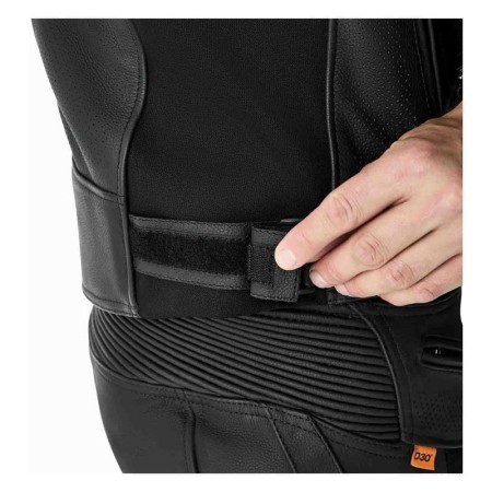 KURTKA MOTOCYKLOWA SKÓRZANA RST TRACTECH EVO D3O BLACK BLACK BLACK