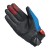 RĘKAWICE MOTOCYKLOWE HELD HAMADA 2 GREY BLUE 7