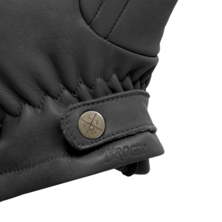 RĘKAWICE SKÓRZANE BROGER ALASKA LADY BLACK DL