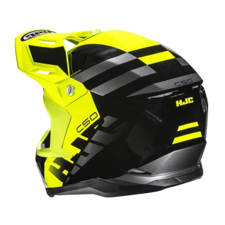 KASK MOTOCYKLOWY HJC C50 MIRAGE YELLOW BLACK