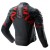 KURTKA MOTOCYKLOWA SKÓRZANA REBELHORN VANDAL 2 BLACK GREY FLUO RED 46