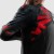 KURTKA MOTOCYKLOWA SKÓRZANA REBELHORN VANDAL 2 BLACK GREY FLUO RED 46
