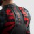 KURTKA MOTOCYKLOWA SKÓRZANA REBELHORN VANDAL 2 BLACK GREY FLUO RED 46