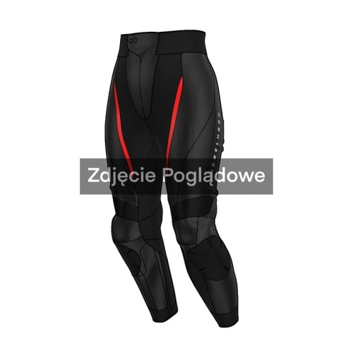 Przejdź do produktu SPODNIE MOTOCYKLOWE SKÓRZANE DAMSKIE REBELHORN DIVA BLACK RED W36