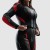 KURTKA MOTOCYKLOWA SKÓRZANA DAMSKA REBELHORN DIVA RS BLACK RED W32
