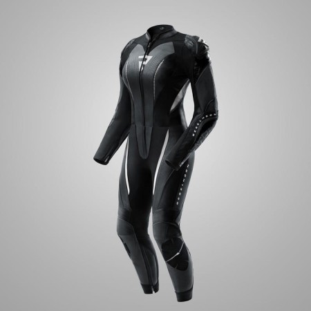 KURTKA MOTOCYKLOWA SKÓRZANA DAMSKA REBELHORN DIVA RS BLACK WHITE W32