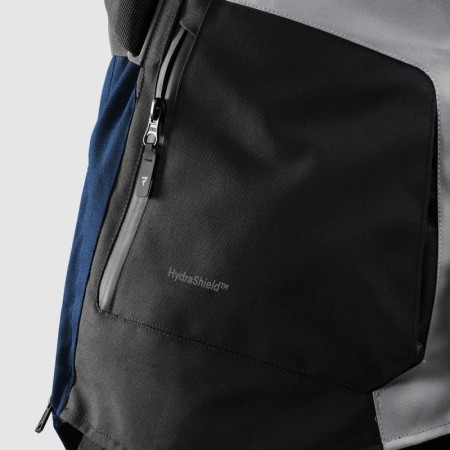 KURTKA MOTOCYKLOWA TEKSTYLNA REBELHORN HIKER 4 LIGHT GREY BLUE RED