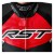 KURTKA MOTOCYKLOWA SKÓRZANA RST TRACTECH EVO D3O BLACK FLUO RED
