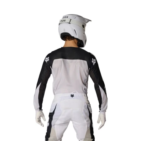 BLUZA MOTOCYKLOWA FOX 180 AIR TAPER BLACK WHITE
