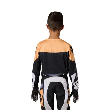 BLUZA MOTOCYKLOWA JUNIOR FOX 180 NOBLE BLACK WHITE