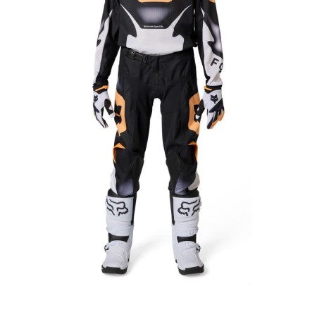 SPODNIE MOTOCYKLOWE JUNIOR FOX 180 NOBLE BLACK WHITE 28