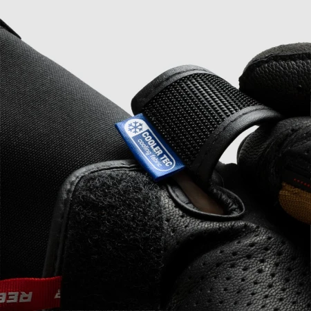 RĘKAWICE MOTOCYKLOWE REBELHORN DEFENDER DESERT BLACK RED