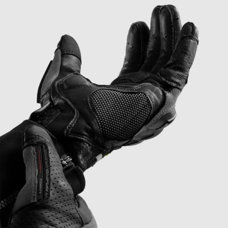 RĘKAWICE MOTOCYKLOWE REBELHORN DEFENDER BLACK GREY FLUO YELLOW