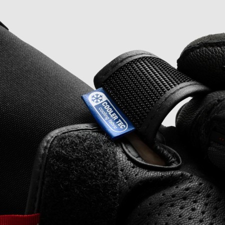 RĘKAWICE MOTOCYKLOWE REBELHORN DEFENDER BLACK RED