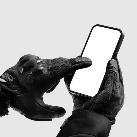 RĘKAWICE MOTOCYKLOWE REBELHORN DEFENDER BLACK