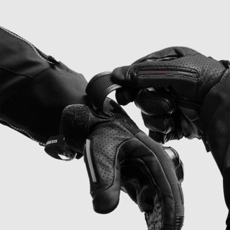 RĘKAWICE MOTOCYKLOWE REBELHORN DEFENDER BLACK