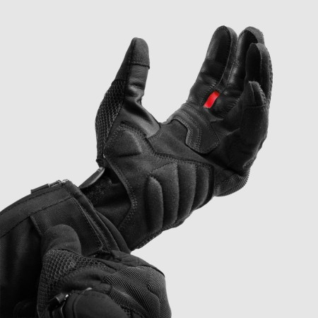RĘKAWICE MOTOCYKLOWE REBELHORN CORE BLACK RED
