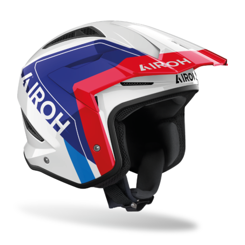 Przejdź do produktu KASK MOTOCYKLOWY AIROH TRR 2 HUNT BLUE RED GLOSS