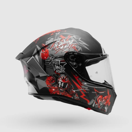 KASK MOTOCYKLOWY AIROH SPARK 2 CRUZE BLACK GREY MATT